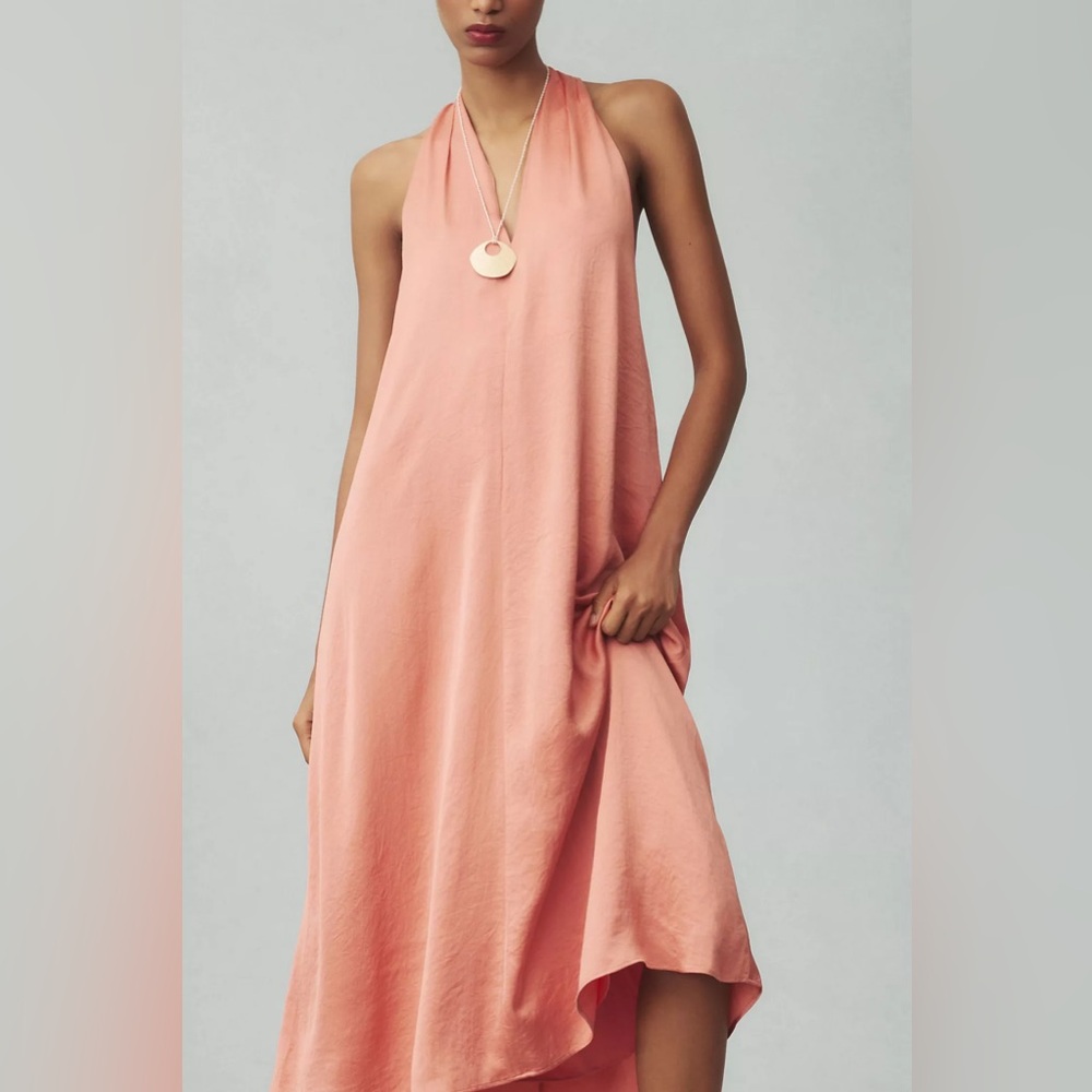 ANTHRO HALTER SILKY MIDI
